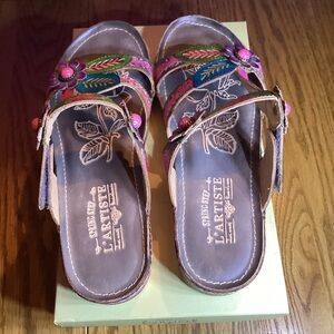 LArtiste Spring Step Multicolor Sandals